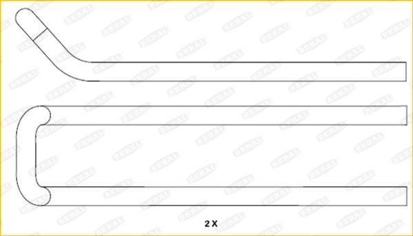 Beral UAC176 - Piederumu komplekts, Disku bremžu uzlikas www.autospares.lv