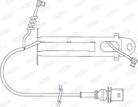 Beral UAI151 - Indikators, Bremžu uzliku nodilums www.autospares.lv