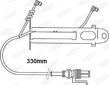 Beral UAI152 - Indikators, Bremžu uzliku nodilums www.autospares.lv