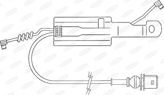 Beral UAI166 - Indikators, Bremžu uzliku nodilums www.autospares.lv