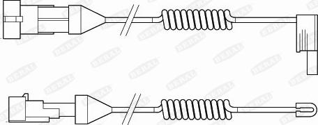 Beral UAI105 - Indikators, Bremžu uzliku nodilums www.autospares.lv