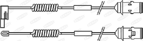 Beral UAI110 - Indikators, Bremžu uzliku nodilums www.autospares.lv