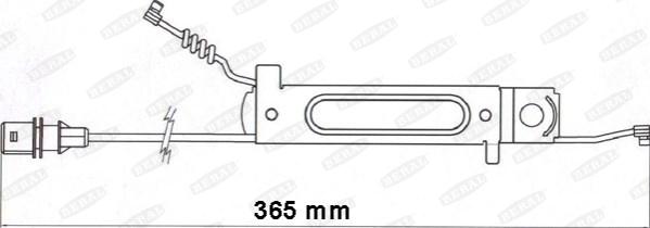 Beral UAI175 - Indikators, Bremžu uzliku nodilums www.autospares.lv