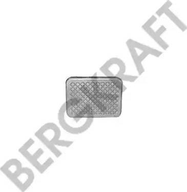 BergKraft BK2928221SP - Pedāļa uzlika, Sajūga pedālis www.autospares.lv