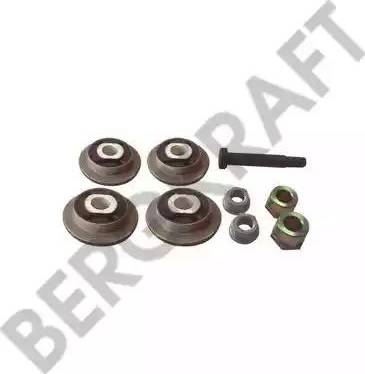 BergKraft BK2898521SP - Remkomplekts, Vadītāja kabīnes stiprinājums www.autospares.lv