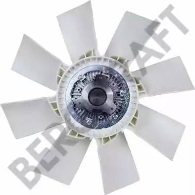 BergKraft BK7206270 - Sajūgs, Radiatora ventilators www.autospares.lv