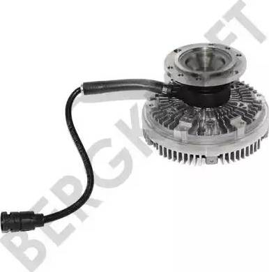 BergKraft BK7201160 - Sajūgs, Radiatora ventilators www.autospares.lv