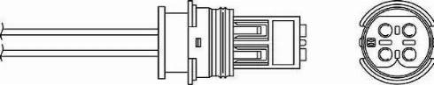 BorgWarner (BERU) OPH041 - Лямбда-зонд, датчик кислорода www.autospares.lv