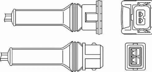 BorgWarner (BERU) OZH055 - Lambda zonde autospares.lv