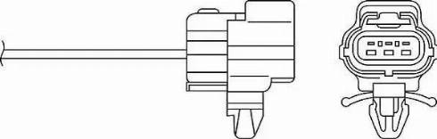 BorgWarner (BERU) OZH100 - Лямбда-зонд, датчик кислорода www.autospares.lv