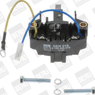 BERU by DRiV GER016 - Voltage regulator, alternator www.autospares.lv