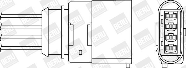 BERU by DRiV OPH057 - Lambda Sensor www.autospares.lv