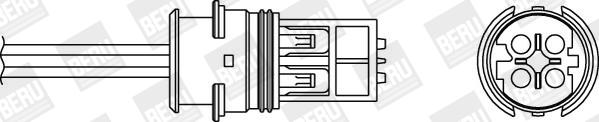 BERU by DRiV OPH044 - Lambda zonde autospares.lv