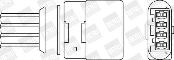 BERU by DRiV OPH069 - Lambda Sensor www.autospares.lv