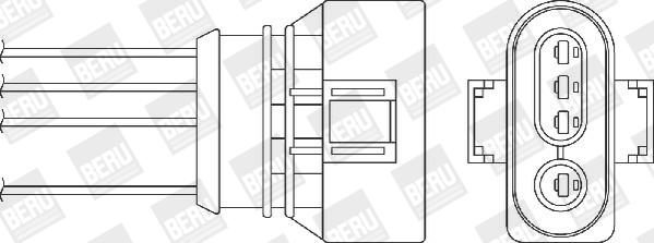 BERU by DRiV OZH153 - Lambda zonde autospares.lv