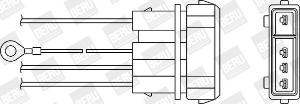 BERU by DRiV OZH012 - Lambda zonde www.autospares.lv