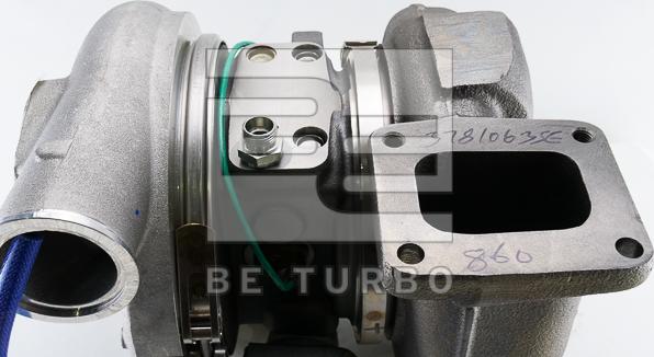 BE TURBO 127836 - Турбина, компрессор www.autospares.lv