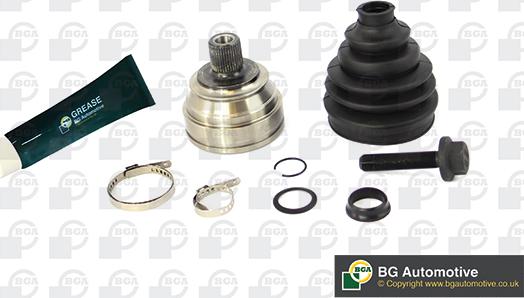 BGA CV9605A - Шарнирный комплект, ШРУС, приводной вал www.autospares.lv