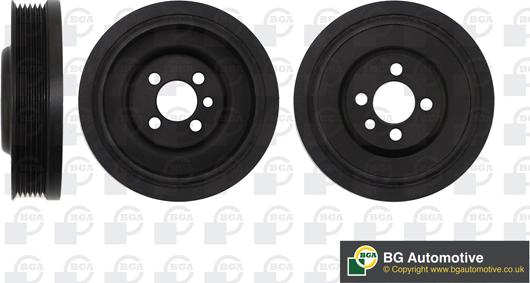 BGA DP0543 - Шкив коленчатого вала www.autospares.lv