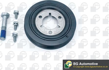 BGA DP1176K - Belt Pulley, crankshaft www.autospares.lv