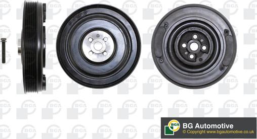 BGA DP2976K - Belt Pulley, crankshaft www.autospares.lv