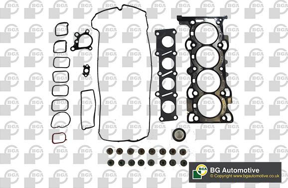 BGA HK2309 - Blīvju komplekts, Motora bloka galva www.autospares.lv