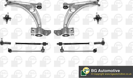 BGA KS9601 - Remkomplekts, Neatk. balstiekārtas šķērssvira autospares.lv