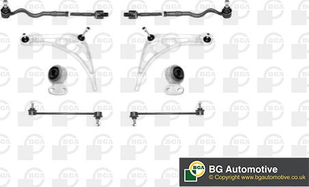 BGA KS0907 - Remkomplekts, Neatk. balstiekārtas šķērssvira www.autospares.lv