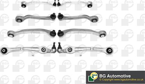 BGA KS0109 - Подвеска колеса, комплект www.autospares.lv