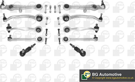 BGA KS0100 - Подвеска колеса, комплект www.autospares.lv