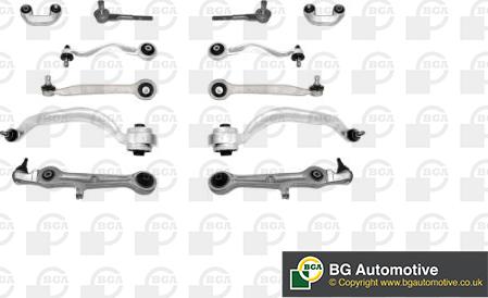 BGA KS0107 - Подвеска колеса, комплект www.autospares.lv