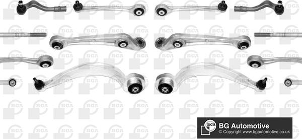 BGA KS0114 - Suspension Kit www.autospares.lv