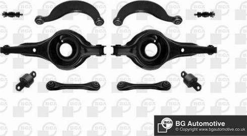 BGA KS2300 - Подвеска колеса, комплект www.autospares.lv