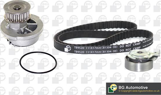 BGA TB9520CPK-1 - Water Pump & Timing Belt Set www.autospares.lv