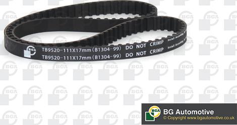 BGA TB9520 - Timing Belt www.autospares.lv