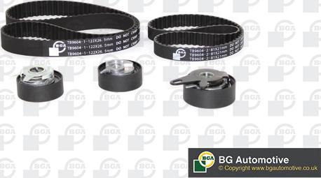 BGA TB9604K - Timing Belt Set www.autospares.lv