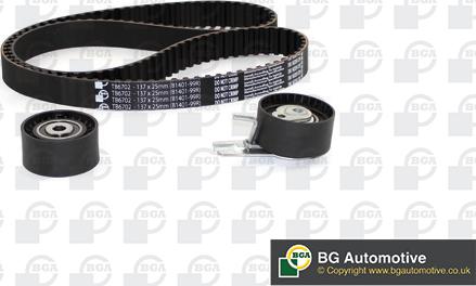 BGA TB6702K - Timing Belt Set www.autospares.lv