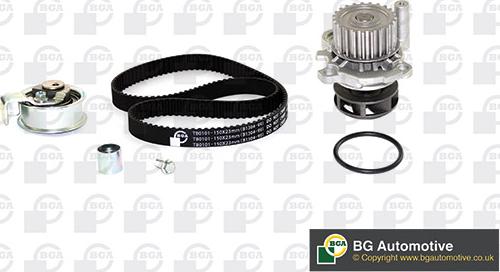 BGA TB0105CPK - Water Pump & Timing Belt Set www.autospares.lv