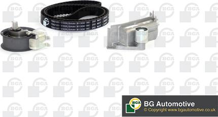 BGA TB0107K - Комплект зубчатого ремня ГРМ www.autospares.lv