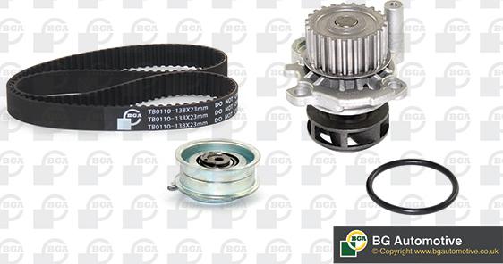 BGA TB0110CPK-2 - Водяной насос + комплект зубчатого ремня ГРМ www.autospares.lv