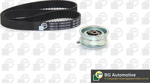 BGA TB0110K - Комплект зубчатого ремня ГРМ www.autospares.lv