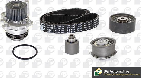 BGA TB0130CPK - Водяной насос + комплект зубчатого ремня ГРМ www.autospares.lv