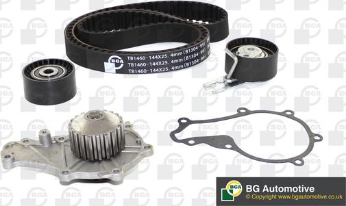 BGA TB1460CPK - Водяной насос + комплект зубчатого ремня ГРМ www.autospares.lv