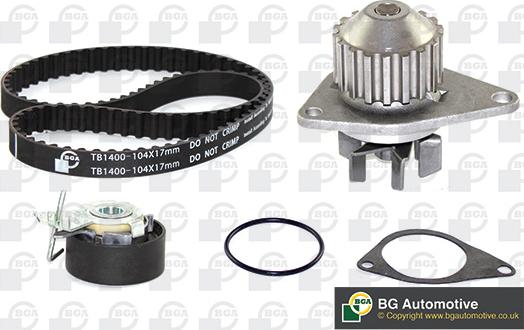 BGA TB1400CPK-2 - Water Pump & Timing Belt Set www.autospares.lv