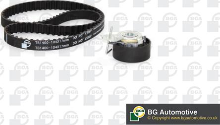 BGA TB1400K - Timing Belt Set www.autospares.lv