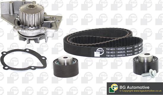 BGA TB1403CPK - Water Pump & Timing Belt Set www.autospares.lv