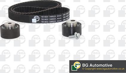 BGA TB1403K - Timing Belt Set www.autospares.lv