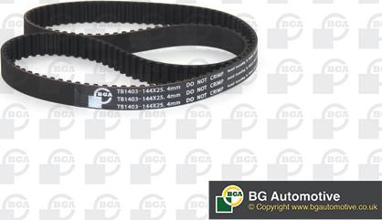 BGA TB1403 - Зубчатый ремень ГРМ www.autospares.lv