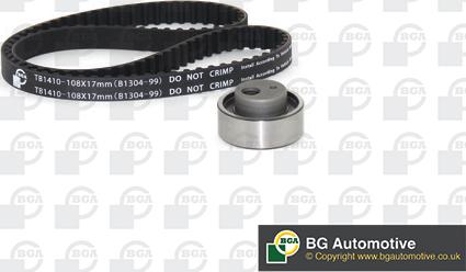 BGA TB1410K - Комплект зубчатого ремня ГРМ www.autospares.lv