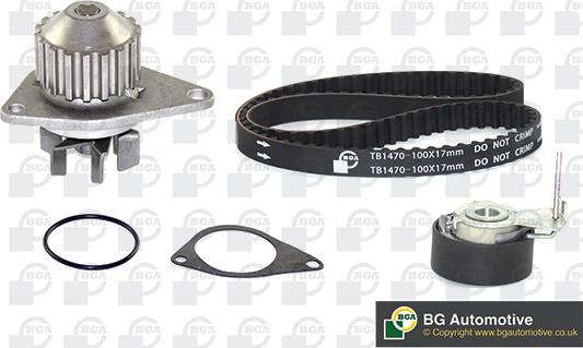 BGA TB1470CPK - Water Pump & Timing Belt Set www.autospares.lv